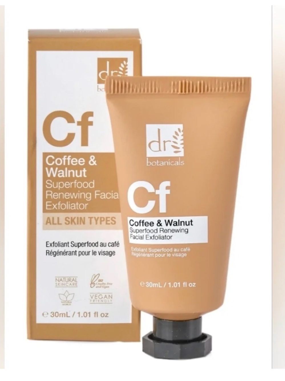 🔥5 FOR $25🔥 dr botanicals Coffee & Walnut Facial Exfoliator